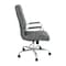 Flash Furniture High Back Gray/Chrome LeatherSoft Executive Swivel Chair GO-2286H-GR-GG - alternate 10